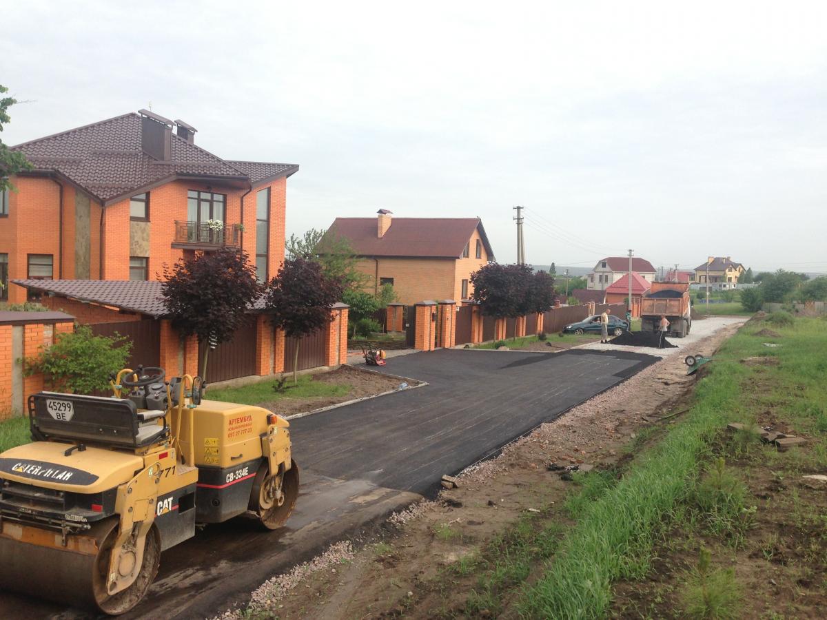 Асфальтирование дорог, Киевский обл., Музичи