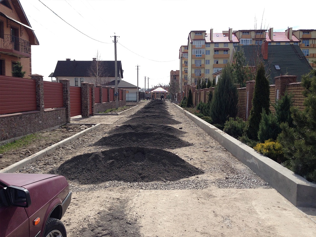 Асфальтная крошка, Вишневе